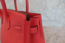 画像をギャラリービューアに読み込む, HERMES/エルメス バーキン30 トリヨンクレマンス ルージュピヴォワンヌ T刻印 ハンドバッグ 800060180