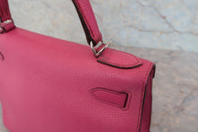 将图片加载到图库查看器,HERMES KELLY 28 Chevre myzore goatskim Fuschia pink □I刻印 Shoulder bag 800040160