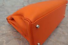 將圖片載入圖庫檢視器 HERMES/エルメス ケリー32 ヴォーガリバー オレンジ □E刻印 ショルダーバッグ 700110154