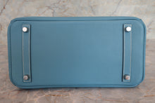 Load image into Gallery viewer, HERMES BIRKIN 30 Epsom leather Blue jean □K Engraving Hand bag 700080027