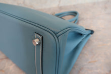 Load image into Gallery viewer, HERMES BIRKIN 30 Epsom leather Blue jean □K Engraving Hand bag 700080027