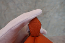Load image into Gallery viewer, HERMES/BOLIDE 1923 Togo leather Orange Hand bag 700090061