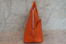 Load image into Gallery viewer, HERMES/BOLIDE 1923 Togo leather Orange Hand bag 700090061