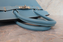 Load image into Gallery viewer, HERMES BIRKIN 30 Epsom leather Blue jean □K Engraving Hand bag 700080027