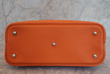 Load image into Gallery viewer, HERMES/BOLIDE 1923 Togo leather Orange Hand bag 700090061