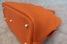 Load image into Gallery viewer, HERMES/BOLIDE 1923 Togo leather Orange Hand bag 700090061