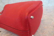Load image into Gallery viewer, HERMES PICOTIN LOCK PM Clemence leather Rouge casaque A Engraving Hand bag 700100097