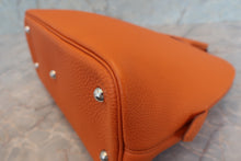 Load image into Gallery viewer, HERMES/BOLIDE 1923 Togo leather Orange Hand bag 700090061