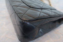 将图片加载到图库查看器,CHANEL/香奈儿 CF 全盖包 链条包 羊皮 Black/Gold hadware(黑色/金色金属) 肩背包 800070191