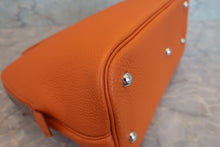 Load image into Gallery viewer, HERMES/BOLIDE 1923 Togo leather Orange Hand bag 700090061
