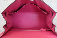 将图片加载到图库查看器,HERMES KELLY 28 Chevre myzore goatskim Fuschia pink □I刻印 Shoulder bag 800040160
