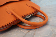 Load image into Gallery viewer, HERMES/BOLIDE 1923 Togo leather Orange Hand bag 700090061
