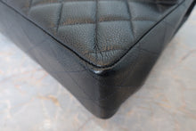 画像をギャラリービューアに読み込む, CHANEL/シャネル 中マトラッセシングルフラップチェーンショルダーバッグ キャビアスキン ブラック/シルバー金具 ショルダーバッグ 800020079