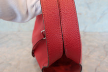 Load image into Gallery viewer, HERMES PICOTIN LOCK PM Clemence leather Rouge casaque A Engraving Hand bag 700100097