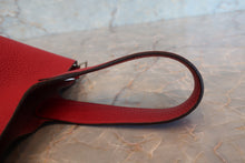 Load image into Gallery viewer, HERMES PICOTIN LOCK PM Clemence leather Rouge casaque A Engraving Hand bag 700100097