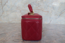 画像をギャラリービューアに読み込む, CHANEL/シャネル ミニマトラッセチェーンショルダーバッグ ラムスキン レッド/ゴールド金具 ショルダーバッグ 700120242