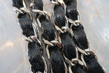 画像をギャラリービューアに読み込む, CHANEL/シャネル 中マトラッセシングルフラップチェーンショルダーバッグ キャビアスキン ブラック/シルバー金具 ショルダーバッグ 800020079