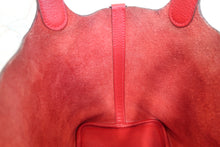 Load image into Gallery viewer, HERMES PICOTIN LOCK PM Clemence leather Rouge casaque A Engraving Hand bag 700100097