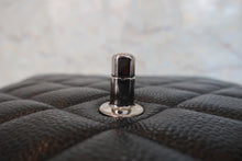 画像をギャラリービューアに読み込む, CHANEL/シャネル 中マトラッセシングルフラップチェーンショルダーバッグ キャビアスキン ブラック/シルバー金具 ショルダーバッグ 800020079