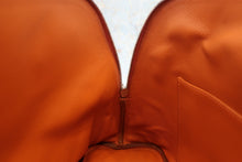 Load image into Gallery viewer, HERMES/BOLIDE 1923 Togo leather Orange Hand bag 700090061