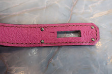 将图片加载到图库查看器,HERMES KELLY 28 Chevre myzore goatskim Fuschia pink □I刻印 Shoulder bag 800040160