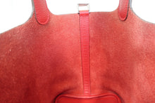 Load image into Gallery viewer, HERMES PICOTIN LOCK PM Clemence leather Rouge casaque A Engraving Hand bag 700100097