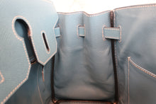 Load image into Gallery viewer, HERMES BIRKIN 30 Epsom leather Blue jean □K Engraving Hand bag 700080027