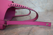 画像をギャラリービューアに読み込む, HERMES/エルメス ピコタンロックMMトレサージュ ヴォーエプソン マグノリア/ブルーサフィール/クレ D刻印 ハンドバッグ 800030153