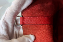 Load image into Gallery viewer, HERMES PICOTIN LOCK PM Clemence leather Rouge casaque A Engraving Hand bag 700100097