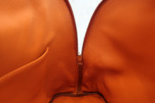 Load image into Gallery viewer, HERMES/BOLIDE 1923 Togo leather Orange Hand bag 700090061