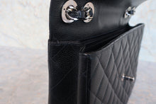 画像をギャラリービューアに読み込む, CHANEL/シャネル 中マトラッセシングルフラップチェーンショルダーバッグ キャビアスキン ブラック/シルバー金具 ショルダーバッグ 800020079