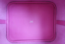 画像をギャラリービューアに読み込む, HERMES/エルメス ピコタンロックMMトレサージュ ヴォーエプソン マグノリア/ブルーサフィール/クレ D刻印 ハンドバッグ 800030153