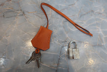 Load image into Gallery viewer, HERMES/BOLIDE 1923 Togo leather Orange Hand bag 700090061