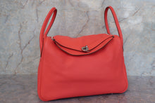 将图片加载到图库查看器,HERMES LINDY 34 Clemence leather Rose jaipur □R刻印 Shoulder bag 700100108