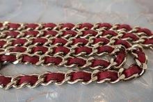 画像をギャラリービューアに読み込む, CHANEL/シャネル ミニマトラッセチェーンショルダーバッグ ラムスキン レッド/ゴールド金具 ショルダーバッグ 700120242