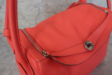 将图片加载到图库查看器,HERMES LINDY 34 Clemence leather Rose jaipur □R刻印 Shoulder bag 700100108
