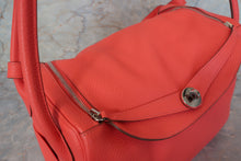 Load image into Gallery viewer, HERMES LINDY 34 Clemence leather Rose jaipur □R Engraving Shoulder bag 700100108