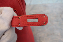 Load image into Gallery viewer, HERMES BIRKIN 30 Clemence leather Bougainvillier □N Engraving Hand bag 700090063