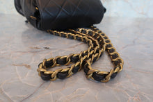 画像をギャラリービューアに読み込む, CHANEL/シャネル マトラッセチェーンリュック ラムスキン ブラック/ゴールド金具 リュック 800080184