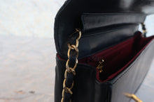 画像をギャラリービューアに読み込む, CHANEL/シャネル ココマークチェーンショルダーバッグ ラムスキン ブラック/ゴールド金具 ショルダーバッグ 800020075