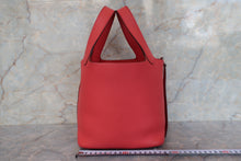 Load image into Gallery viewer, HERMES PICOTIN LOCK PM Clemence leather Bougainvillier □O Engraving Hand bag 700100135