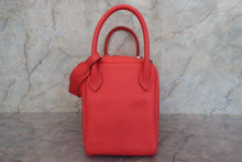 Load image into Gallery viewer, HERMES LINDY 30 Clemence leather Rose jaipur R Engraving Shoulder bag 700110162