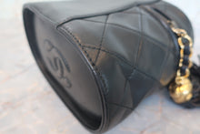 画像をギャラリービューアに読み込む, CHANEL/シャネル マトラッセフリンジチェーンショルダーバッグ ラムスキン ブラック/ゴールド金具 ショルダーバッグ 700120254