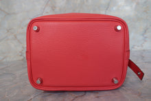 Load image into Gallery viewer, HERMES PICOTIN LOCK PM Clemence leather Bougainvillier □O Engraving Hand bag 700100135