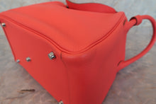 Load image into Gallery viewer, HERMES LINDY 30 Clemence leather Rose jaipur R Engraving Shoulder bag 700110162