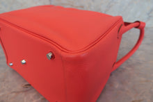 Load image into Gallery viewer, HERMES LINDY 30 Clemence leather Rose jaipur R Engraving Shoulder bag 700110162