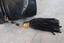 画像をギャラリービューアに読み込む, CHANEL/シャネル マトラッセフリンジチェーンショルダーバッグ ラムスキン ブラック/ゴールド金具 ショルダーバッグ 700120254