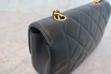 画像をギャラリービューアに読み込む, CHANEL/シャネル ダイアナマトラッセチェーンショルダーバッグ ラムスキン ブラック/ゴールド金具 ショルダーバッグ 700120239