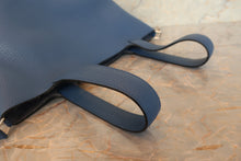Load image into Gallery viewer, HERMES PICOTIN LOCK MM Clemence leather Blue Agate X Engraving Hand bag 700100091