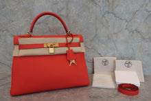 画像をギャラリービューアに読み込む, HERMES/エルメス ケリー32 トゴ カプシーヌ T刻印 ショルダーバッグ 800050036